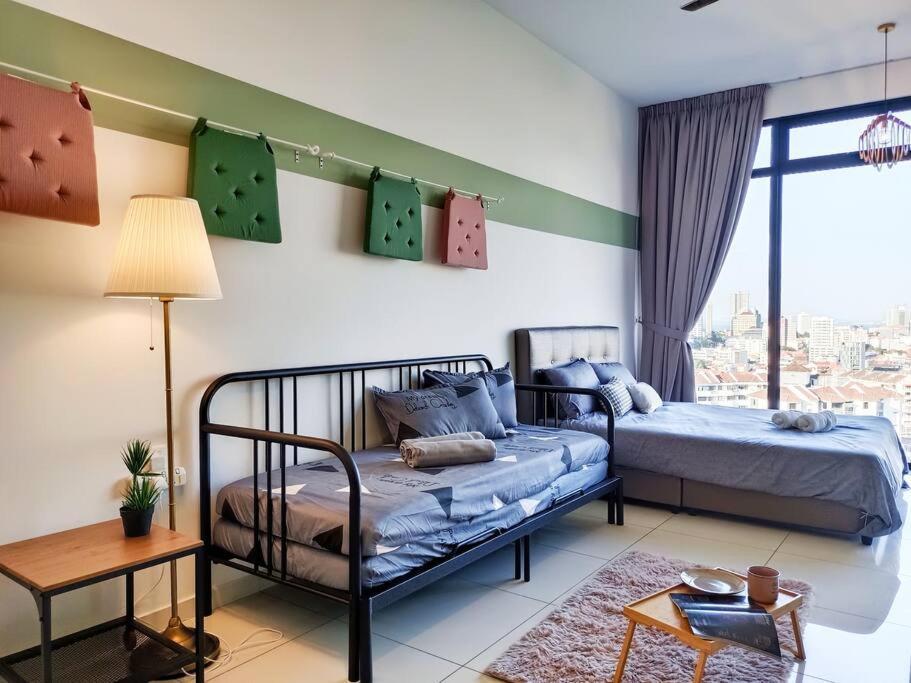 2Br Luxury Rooftop Swimming Pook Homestay@Georgetown@10Pax - 无敌美景两房民宿 Kültér fotó