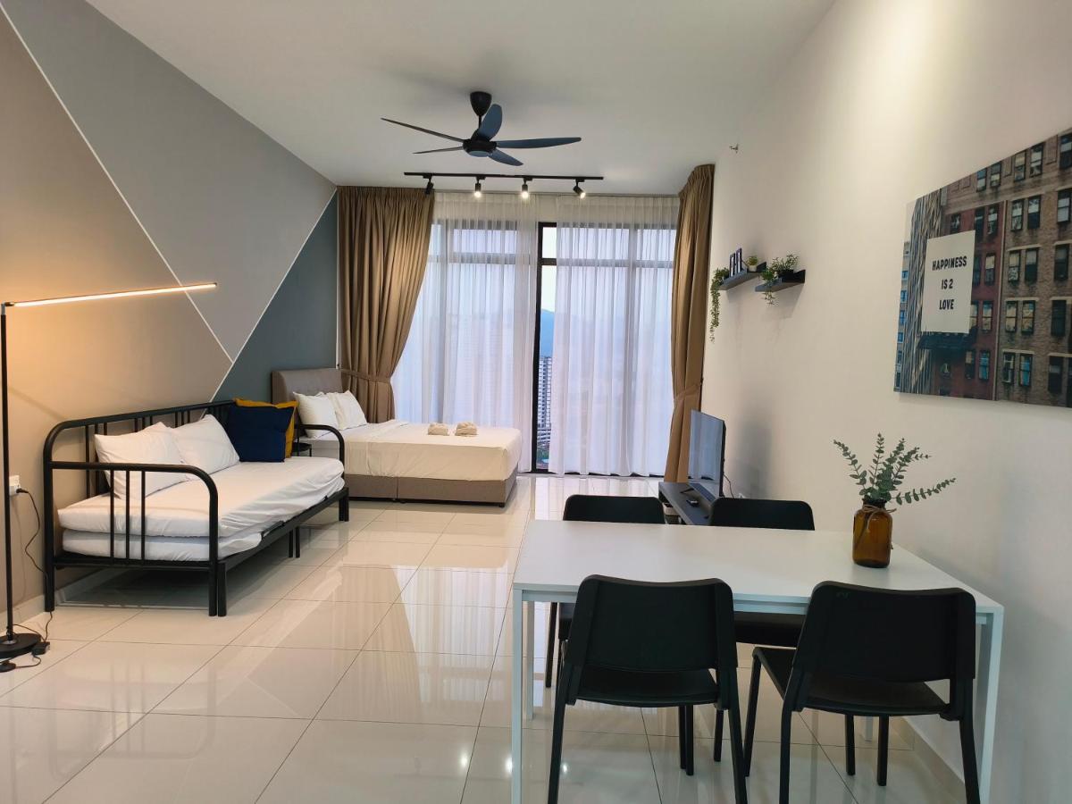 2Br Luxury Rooftop Swimming Pook Homestay@Georgetown@10Pax - 无敌美景两房民宿 Kültér fotó