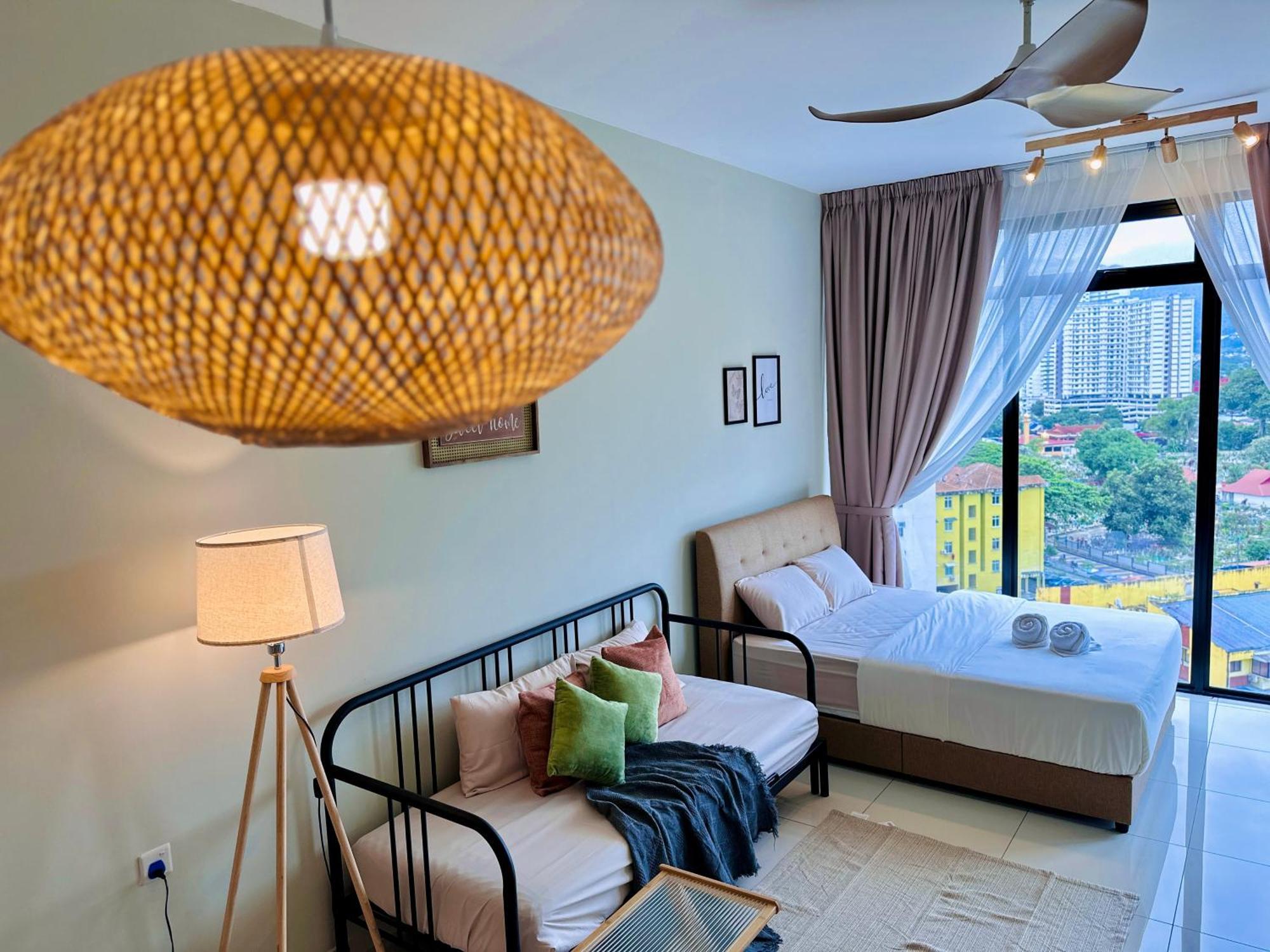 2Br Luxury Rooftop Swimming Pook Homestay@Georgetown@10Pax - 无敌美景两房民宿 Kültér fotó