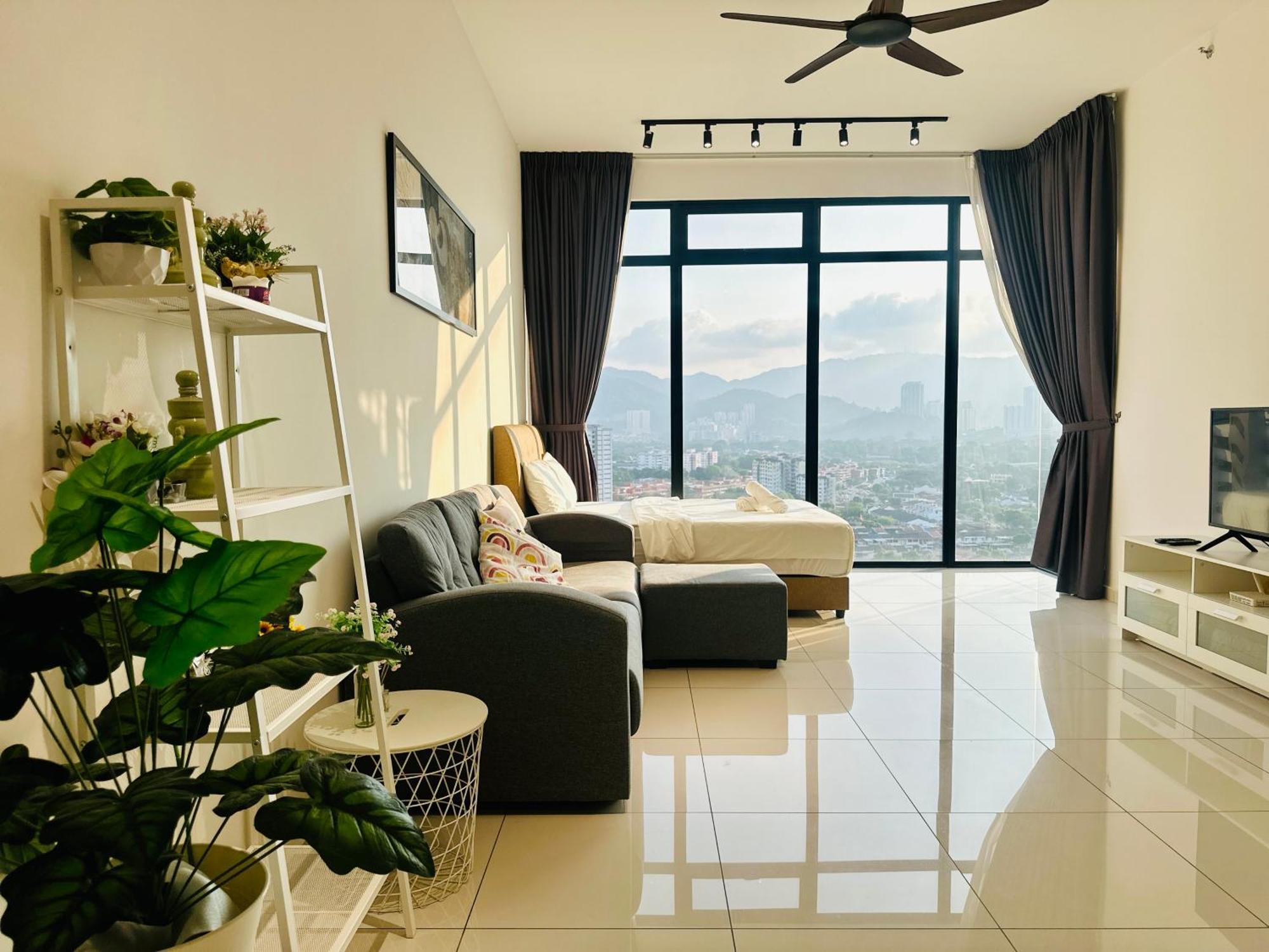 2Br Luxury Rooftop Swimming Pook Homestay@Georgetown@10Pax - 无敌美景两房民宿 Kültér fotó