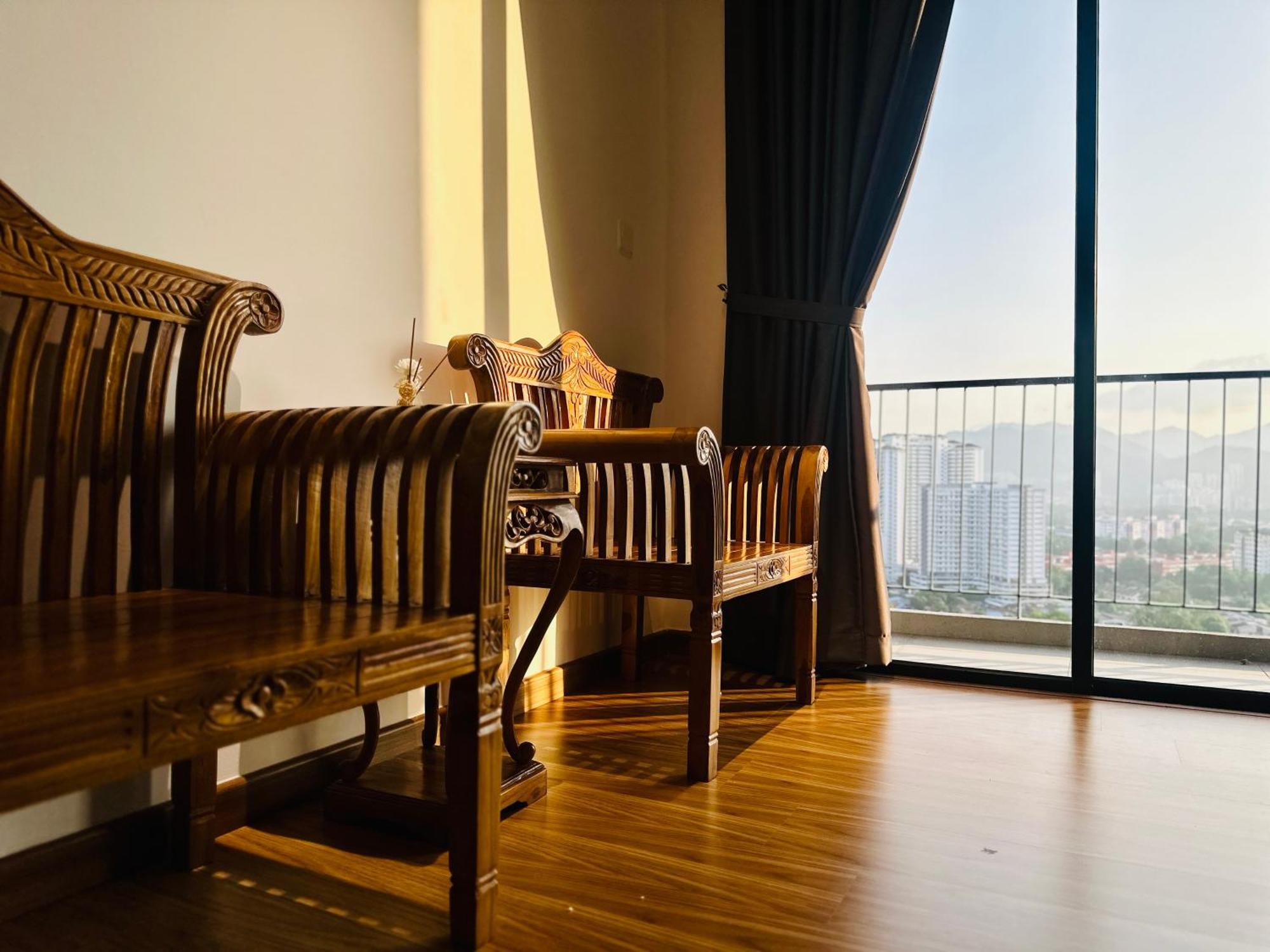 2Br Luxury Rooftop Swimming Pook Homestay@Georgetown@10Pax - 无敌美景两房民宿 Kültér fotó